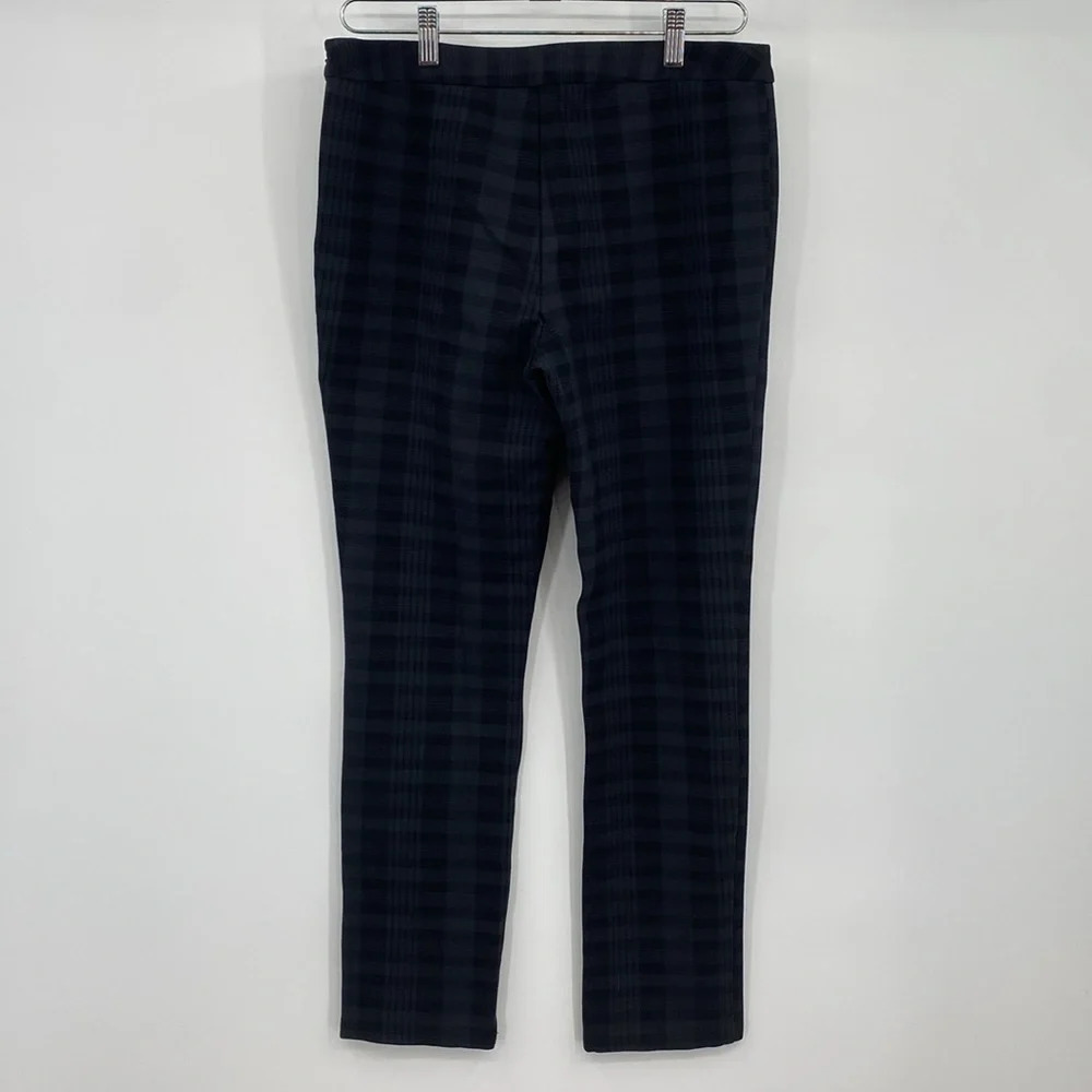 Atelier‎ Luxe Boutique Trouser Pants Womens Size 6 Gray Black Plaid Check Skinny - Picture 5 of 11